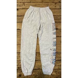ACME DE LA VIE Womens size 0 grey sweat pants NWOT